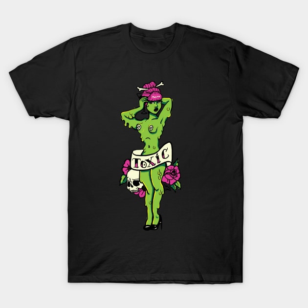 Toxic Pinup T-Shirt by SophieJewel